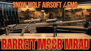Miniature : Airsoft - Snow Wolf/EMG - Barrett M98B MRAD AEG [ENG dub]
