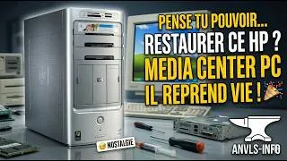 Miniature : J'ai retrouvé cette archive de 2019.. Restauration d'un PC HP Pavilion Media Center"de 2004