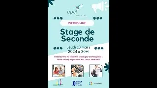 Miniature : Webinaire APEL49 Stage Seconde - Replay