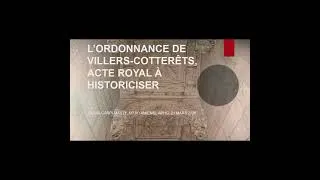 Miniature : L’ordonnance de Villers-Cotterêts - O.Carpi Mailly