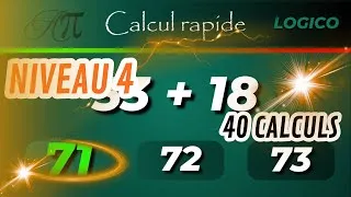 Miniature : 💥CALCUL MENTAL FACILE NIVEAU PRIMAIRE #4 🔢 #maths #calculmental #mathsfacile #calculus #mathematics