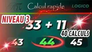 Miniature : 💥CALCUL MENTAL FACILE NIVEAU PRIMAIRE #3 🔢 #maths #calculmental #mathsfacile #calculus #mathematics