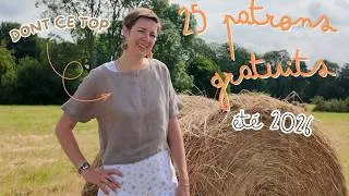 Miniature : ☀️ 25 PATRONS COUTURE GRATUITS pour l'ÉTÉ 2026 🌸 Robes, tops, jupes, sacs... + surprise bijoux !