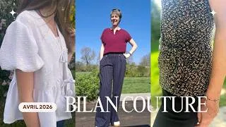 Miniature : 🎬 Bilan couture Avril 2026 ✂️ Cousettes pour ma fille & moi | Jeans, blouses, veste