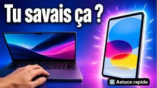 Miniature : iPad + Mac : ACTIVE ce réglage pour travailler plus vite
