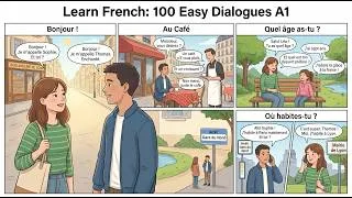 Miniature : Apprendre le Français : 100 Dialogues Faciles A1 | French Conversation Practice with Subtitles part2