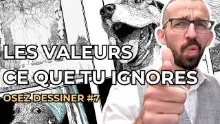 Miniature : Pourquoi tes dessins sont plats (le vrai rôle des valeurs) - Osez Dessiner #7