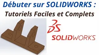 Miniature : 1- SOLIDWORKS initiation pièce 1  : Guide pas à pas !