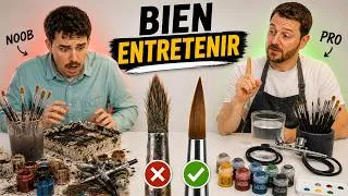 Miniature : Comment nettoyer correctement son matériel de peinture -  Ma Première Figurine