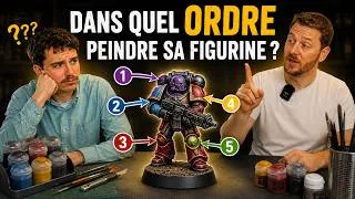 Miniature : Dans quel ordre peindre ma figurine - Apprendre la peinture sur figurine