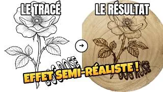Miniature : Comment donner du relief et du réalisme à vos pyrogravures (Fleur) ?