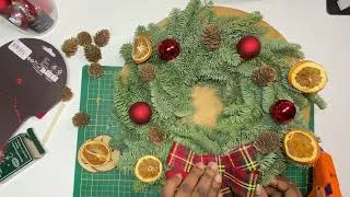 Miniature : DIY COURONNE DE NOËL FACILE EN 15MIN