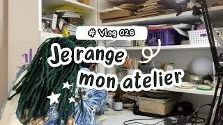 Miniature : Vlog - Faisons une introspection ensemble en rangement mon atelier
