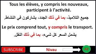 Miniature : Apprenez "y compris" en 5 minutes !  Y compris : signification et exemples faciles