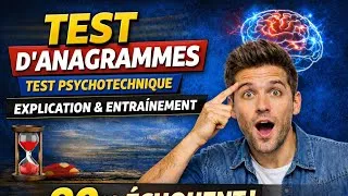 Miniature : Test d’anagrammes : Test psychotechnique (explication et entraînement)