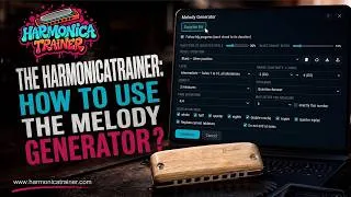 Miniature : Harmonicatrainer - How to use the melody generator ?