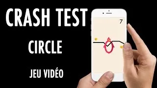 Miniature : Crash Test - Fais sauter le cercle et ne touche surtout pas la ligne noir avec Circle (Jeu Vidéo)