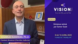 Miniature : Charlie Kawwas, Ph.D., PDG de Broadcom | Vision PDG