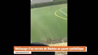 Miniature : Nettoyage d'un terrain hockey sur gazon synthétique par Aqua Clean