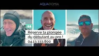 Miniature : Plonge avec nous : nouvelle année, nouvelle équipe mais toujours autant d'expertise chez Aquadomia !