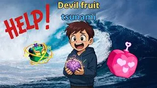 Miniature : J'essaie devil 😈🔥😈 fruit tsunami🌊sur roblox c'est trop bien🤩