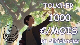 Miniature : Comment TOUCHER 1000€ PAR MOIS en dividendes (même sans être riche)