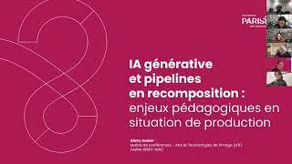 Miniature : Rémy Sohier - IA générative et pipelines en recomposition