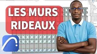 Miniature : Comprendre l'outil mur rideau dans ArchiCAD