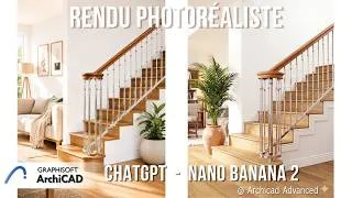 Miniature : Gagner du temps pour la 3D : Rendu architectural réaliste : ChatGPT vs Gemini Nano Banana 2.