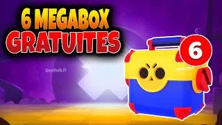 Miniature : 6 MEGABOX GRATUITES sur Brawl Stars