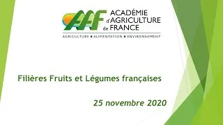 Miniature : 25/11/2020 : Les filières fruits et légumes françaises