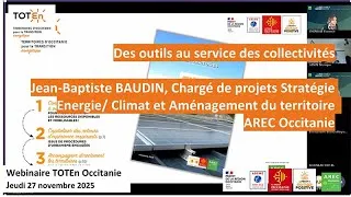 Miniature : 03 | Des outils au service des collectivités, Jean-Baptiste BAUDIN, AREC Occitanie
