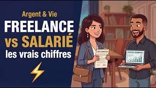 Miniature : FREELANCE vs SALARIÉ — Les vrais revenus sans tabou | Argent & Vie Ep.10