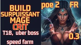 Miniature : PATH OF EXILE 2 :BUILD MAGE DE SANG CRIT/FOUDRE (WARP COC BLOOD MAGE) GAMEPLAY FR