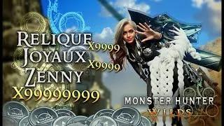 Miniature : MONSTER HUNTER WILDS : Farm Joyaux/Relique/Zenny/Guild points en 10MIN ( MH WILDS FARM FR)