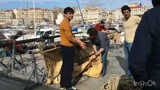Miniature : Chantier de Gyptis au Club Nautique de Rive Neuve.