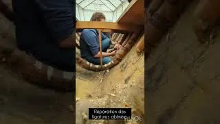 Miniature : Étapes du chantier de carénage de Gyptis