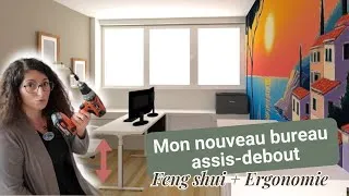 Miniature : Comment j’ai transformé une chambre d’amis en bureau assis-debout (Feng Shui et ergonomie)