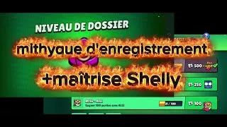 Miniature : on passe mithyque d'enregistrement et shelly maîtrise!!! #brawlstars #maîtrise #mythic