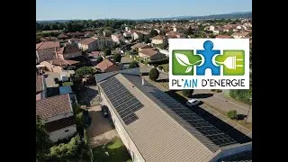Miniature : La 3ème toiture de PL'AIN D'ENERGIE, sur l'ancien centre de loisirs de St Denis-en-Bugey