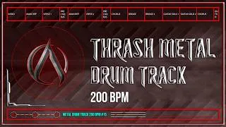 Miniature : Typical Thrash Metal Drum Track 200 BPM | Preset 3.0 (HQ,HD)