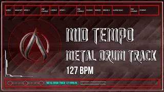 Miniature : Mid Tempo Metal Drum Track 127 BPM | Preset 3.0 | Reissued (HQ,HD)