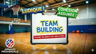 Miniature : JEU COLLABORATIF POUR CRÉER DE LA COHÉSION 🏀 #sport #basketball 