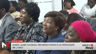 Miniature : Côte d’Ivoire : Marie Laure N’Goran, première femme élue présidente de l’UNJCI