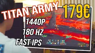 Miniature : TITAN Army P27GR, l'écran Gaming idéal : 1440P 180Hz VRAIMENT PAS CHER | AVIS, TEST, UNBOXING