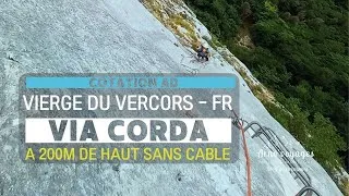 Miniature : Via corda de la Vierge du Vercors - Via ferrata sans câble : faut-il vraiment y aller ?