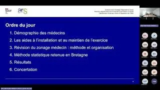 Miniature : Webinaire / Révision du zonage médecin en Bretagne