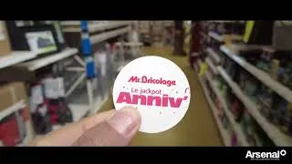 Miniature : Grand Jeu Mr.Bricolage : Jackpot Digital en Magasin avec Arsenal