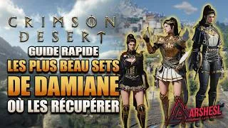 Miniature : Les plus BEAUX sets d'armure pour Damiane dans Crimson Desert ! Le Guide Complet