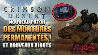 Miniature : Beaucoup de nouvelles montures disponibles et d'autres avec le patch 1.06 de Crimson Desert !